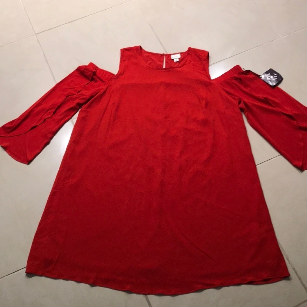 Ava & Viv Cold shoulder dress Sz. 3X - Picture 2 of 10
